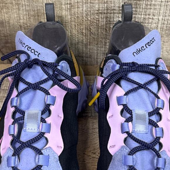 Nike React Element 55 Running Shoes Premium Black Magic Flamingo Size M 8.5 W 10 main image 10